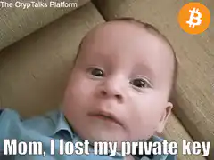 Crying Baby Lost Private Key