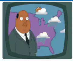 It's gon rain weatherman