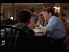 Dad turns off lights to talk