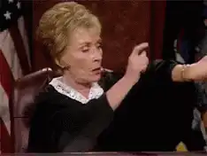 Judge Judy pointing finger