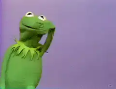 Kermit the Frog draws a square