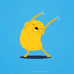 Jake the Dog dabbing