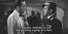 I'm shocked, SHOCKED, to find that gambling is going on in here