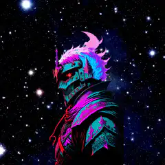 Neon Knight in Space