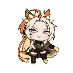 Chibi character swaying