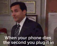 Michael Scott phone dies