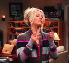 Penny puts on glasses