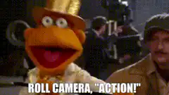 Fozzie Bear Roll Camera Action