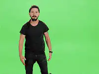 Man dancing on green screen