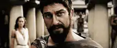 Gerard Butler screaming in 300