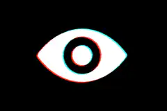 glitching eye icon