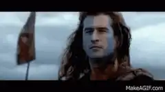 William Wallace looking determined