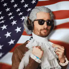 Cool George Washington with Sunglasses