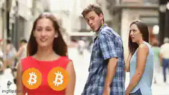 Distracted Boyfriend Bitcoin
