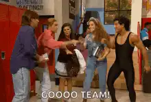 White Water Rafting Team Cheer