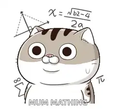 Mum Mathing Cat