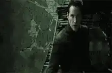 Neo dodging bullets in The Matrix