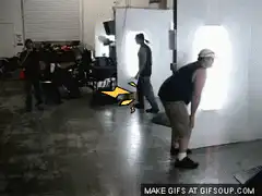 Man Farts Fire in Warehouse