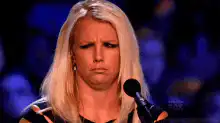 Britney Spears sad face