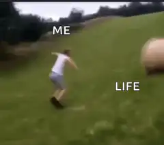 Me running from life