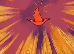 Witch hat transforms into witch