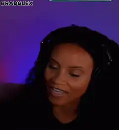 Woman flexing her bicep