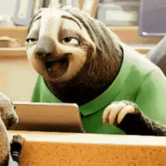 Flash the Sloth Laughing