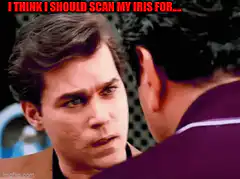 Ray Liotta I Think I Should Scan My Iris For No