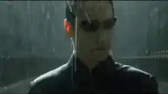 Agent Smith in the rain