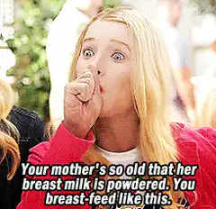 Regina George breast milk powdered