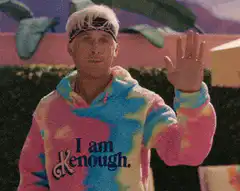 I am Kenough man waving