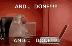 Monkey Typing And Done