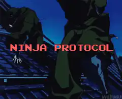 Ninja Protocol text overlay