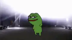 Pepe the Frog dancing in a club