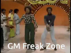 Man and woman dancing on stage