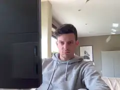Man looking at computer monitor