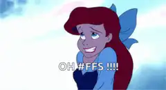 Ariel screaming OH #FFS