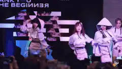 K-pop group THE BEGINNERS performing on stage