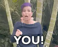 Lisa Vanderpump pointing and saying YOU!