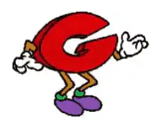 Alphabet Letter G Dancing