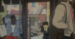 Spike Spiegel enters train