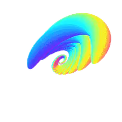 Colorful 3D Spiral Animation