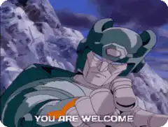 You Are Welcome Saint Seiya
