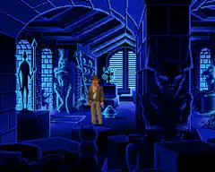 Indiana Jones in the Blue Room