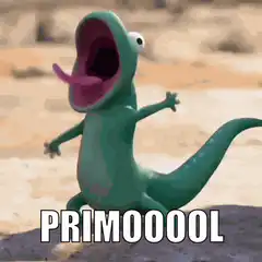 Green dinosaur screaming PRIMOOL