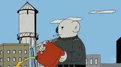Koala pours gasoline on water tower
