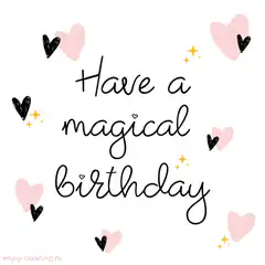 Have a magical birthday