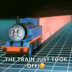 Thomas the Train Just Took Off
