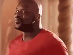 Shaquille O'Neal nodding