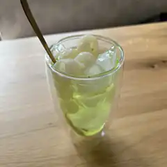 lychee drink with ice